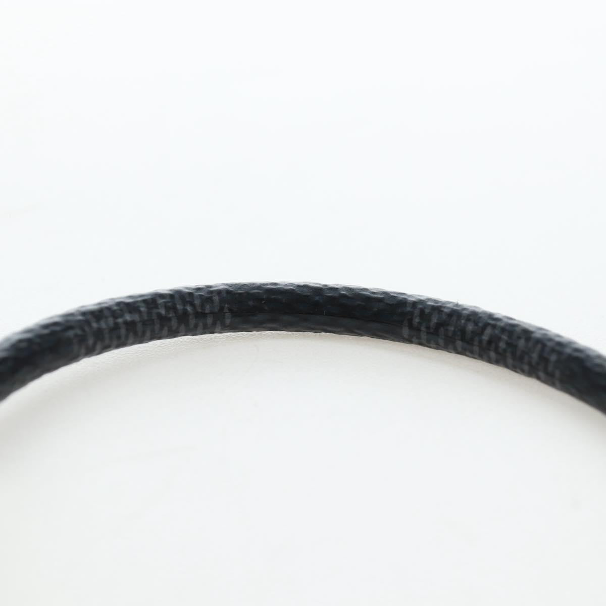 LOUIS VUITTON Damier Graphite Bra Rubbed Keep It Bracelet M6609E LV Auth 195934V