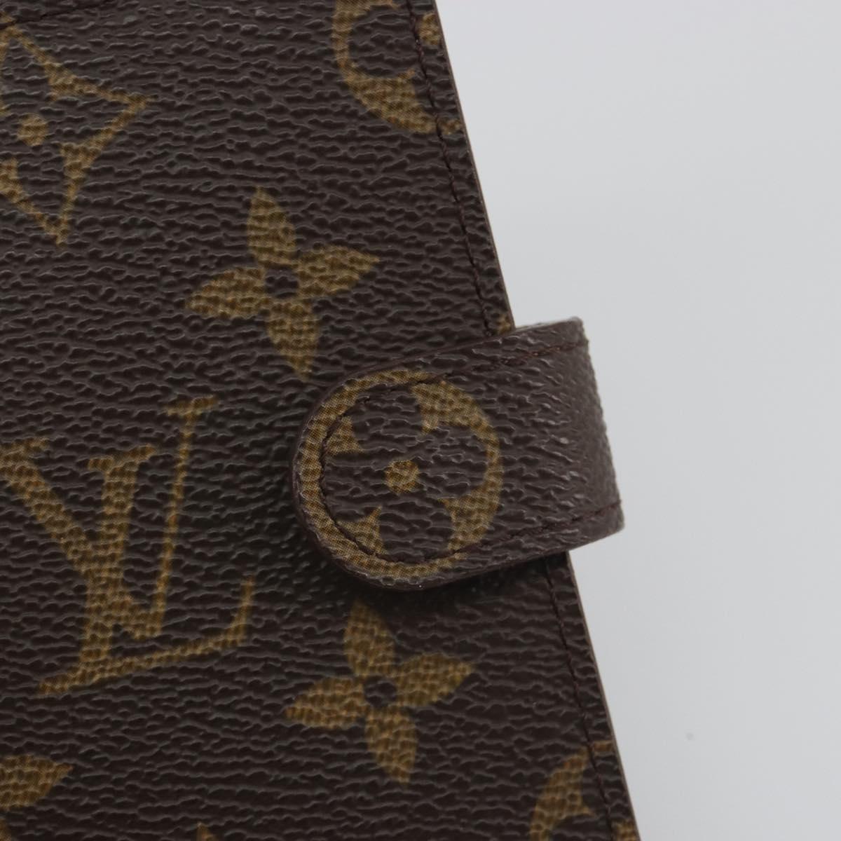 LOUIS VUITTON Monogram Agenda Mini Day Planner Cover R20007 LV Auth 195939