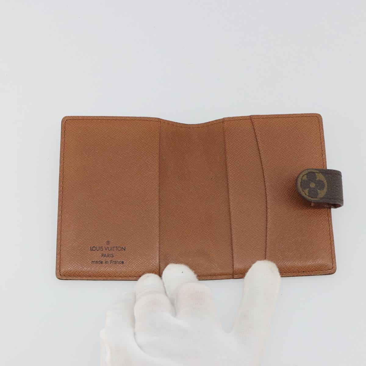 LOUIS VUITTON Monogram Agenda Mini Day Planner Cover R20007 LV Auth 195939