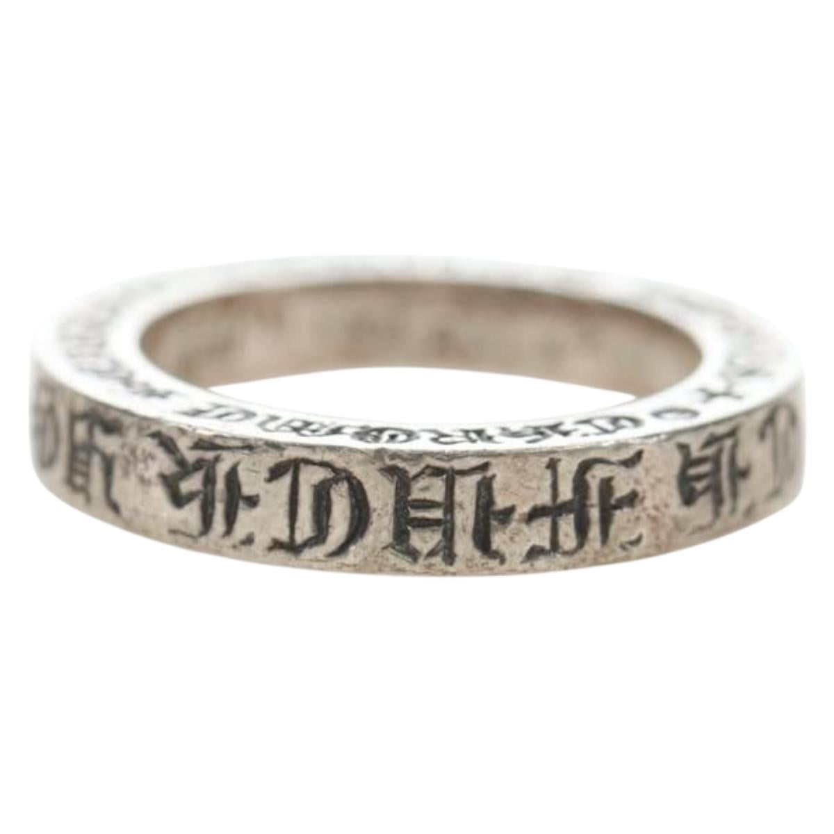 Chrome Hearts Spacer ring FUCKYOU Ring Ag925 Silver Auth 195940M