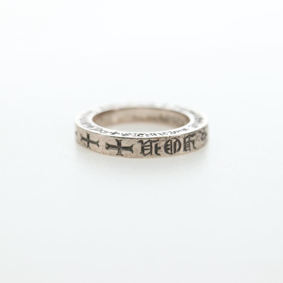 Chrome Hearts Spacer ring FUCKYOU Ring Ag925 Silver Auth 195940M