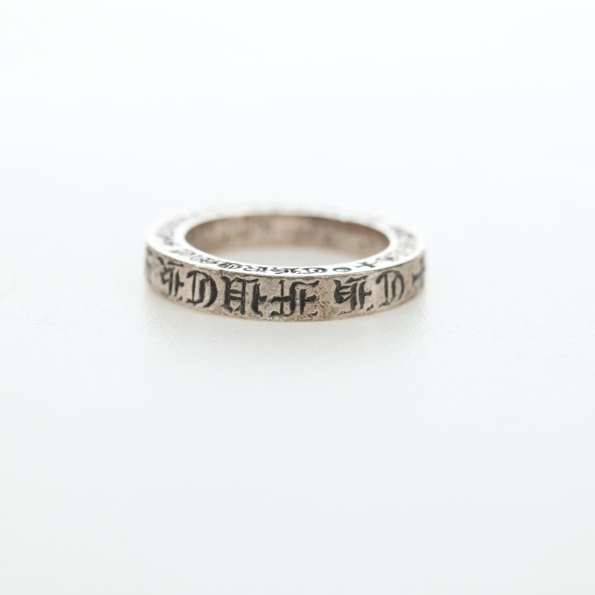 Chrome Hearts Spacer ring FUCKYOU Ring Ag925 Silver Auth 195940M