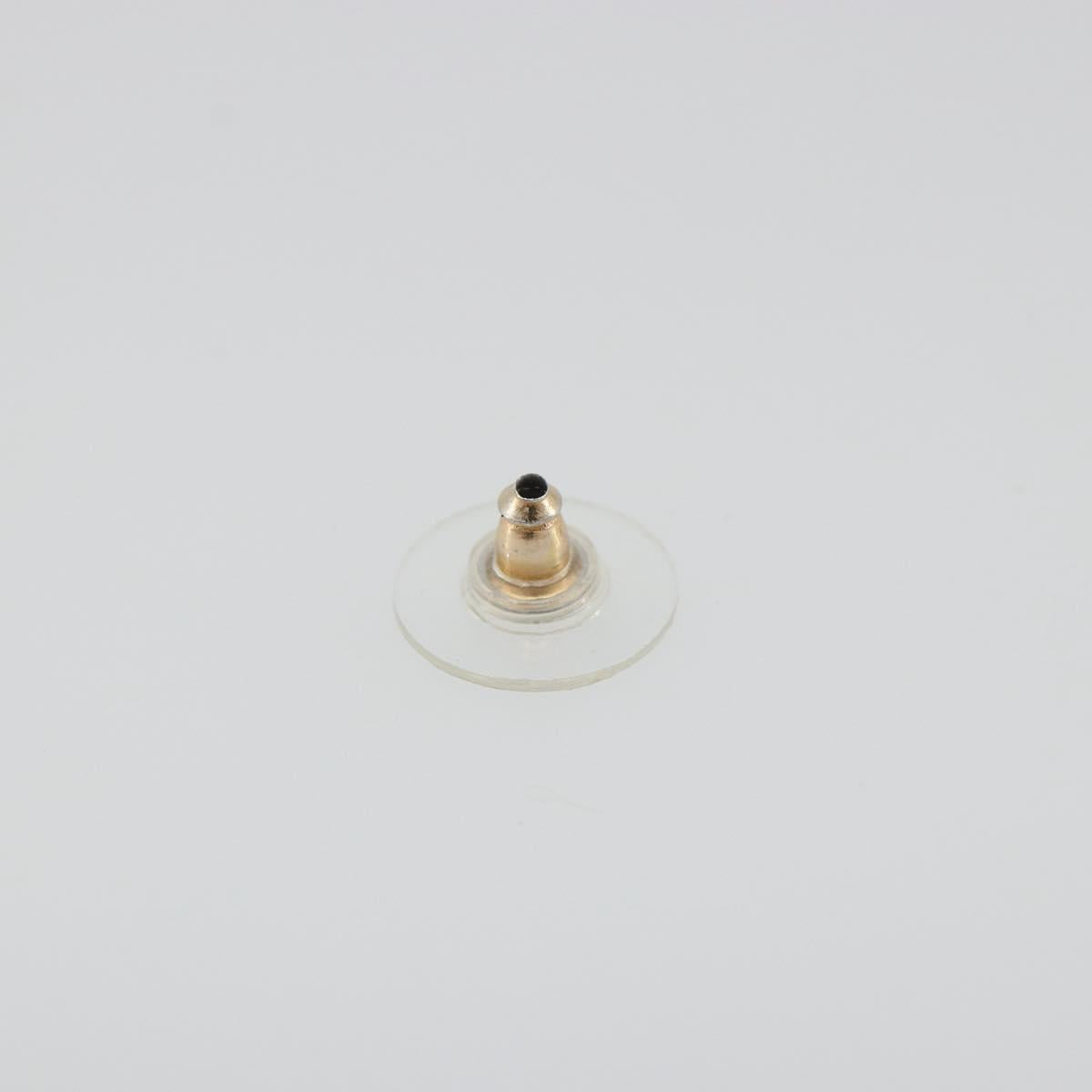 CHANEL COCO Mark Pierce metal Silver CC Auth 195942A