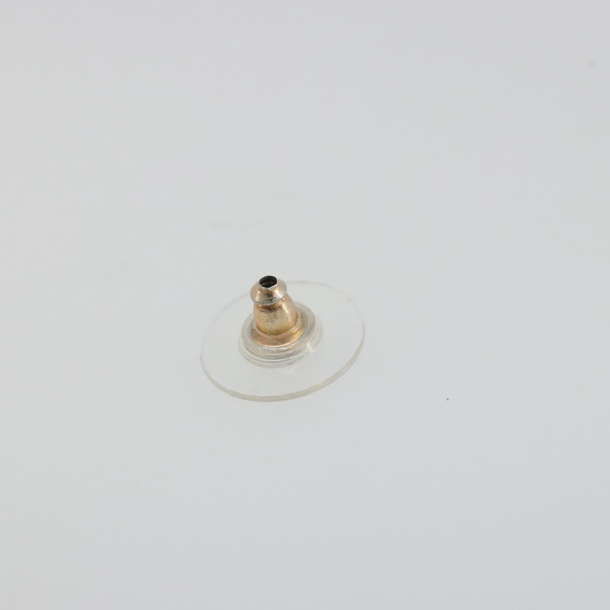 CHANEL COCO Mark Pierce metal Silver CC Auth 195942A