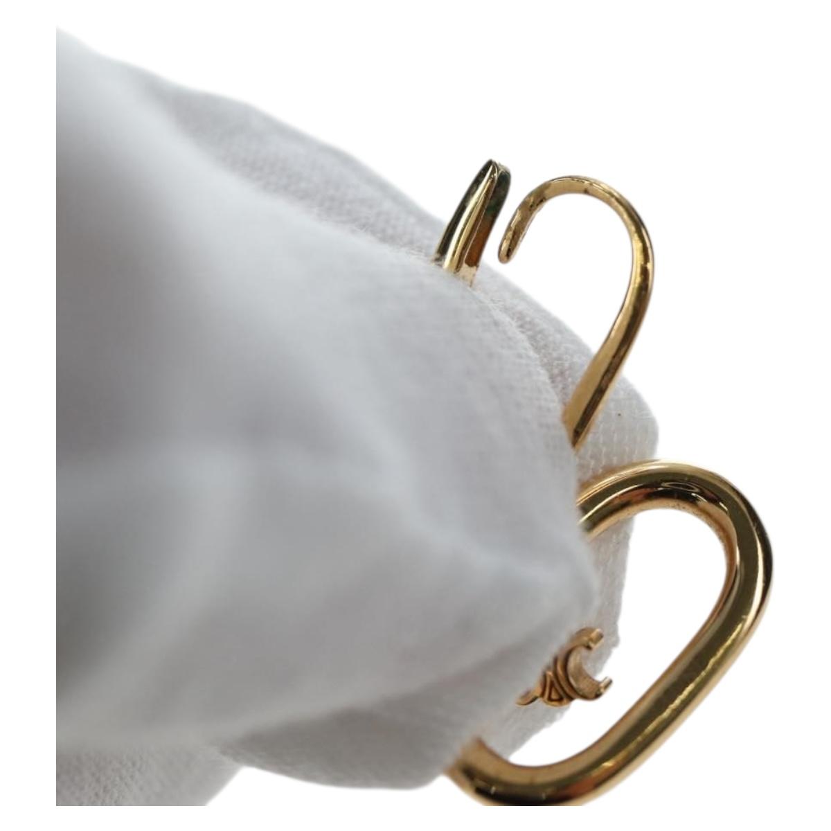 CELINE Pierce Triomphe metal Gold Auth 195946M
