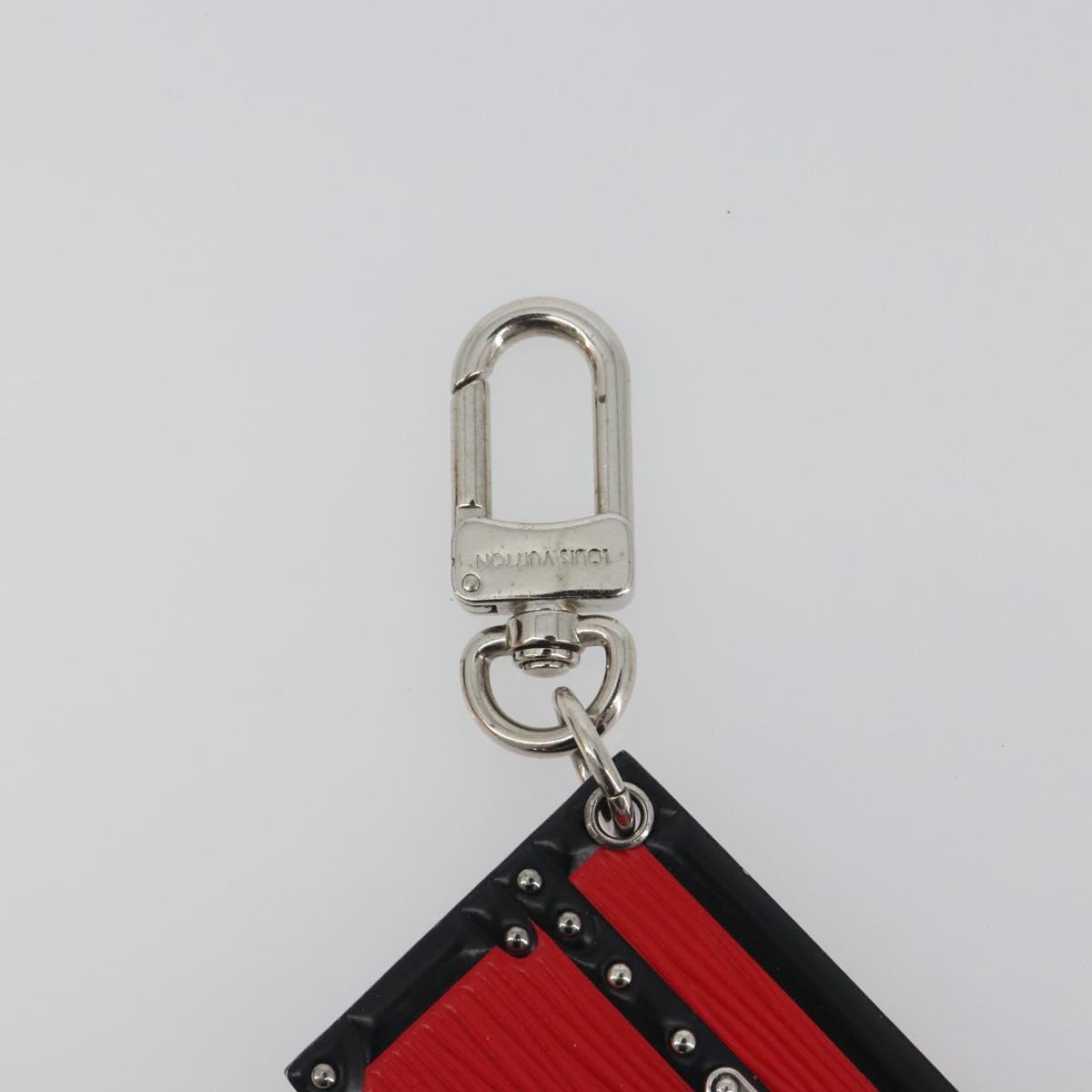 LOUIS VUITTON Epi Bag Charm Petite Malle Bag Charm Red LV Auth 195949M