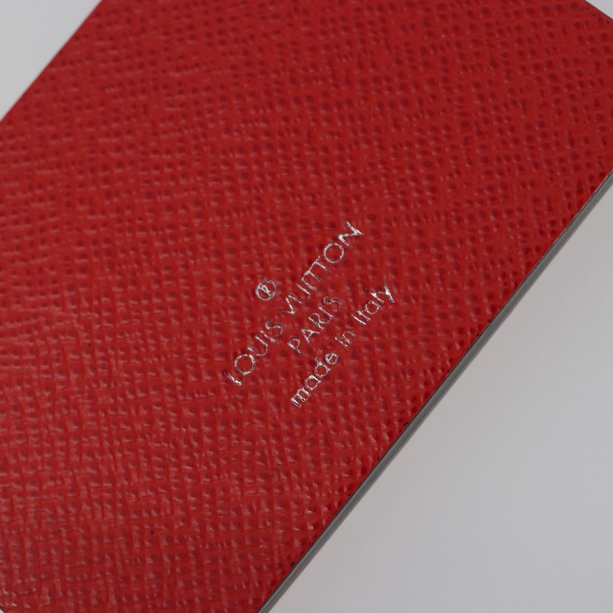 LOUIS VUITTON Epi Bag Charm Petite Malle Bag Charm Red LV Auth 195949M