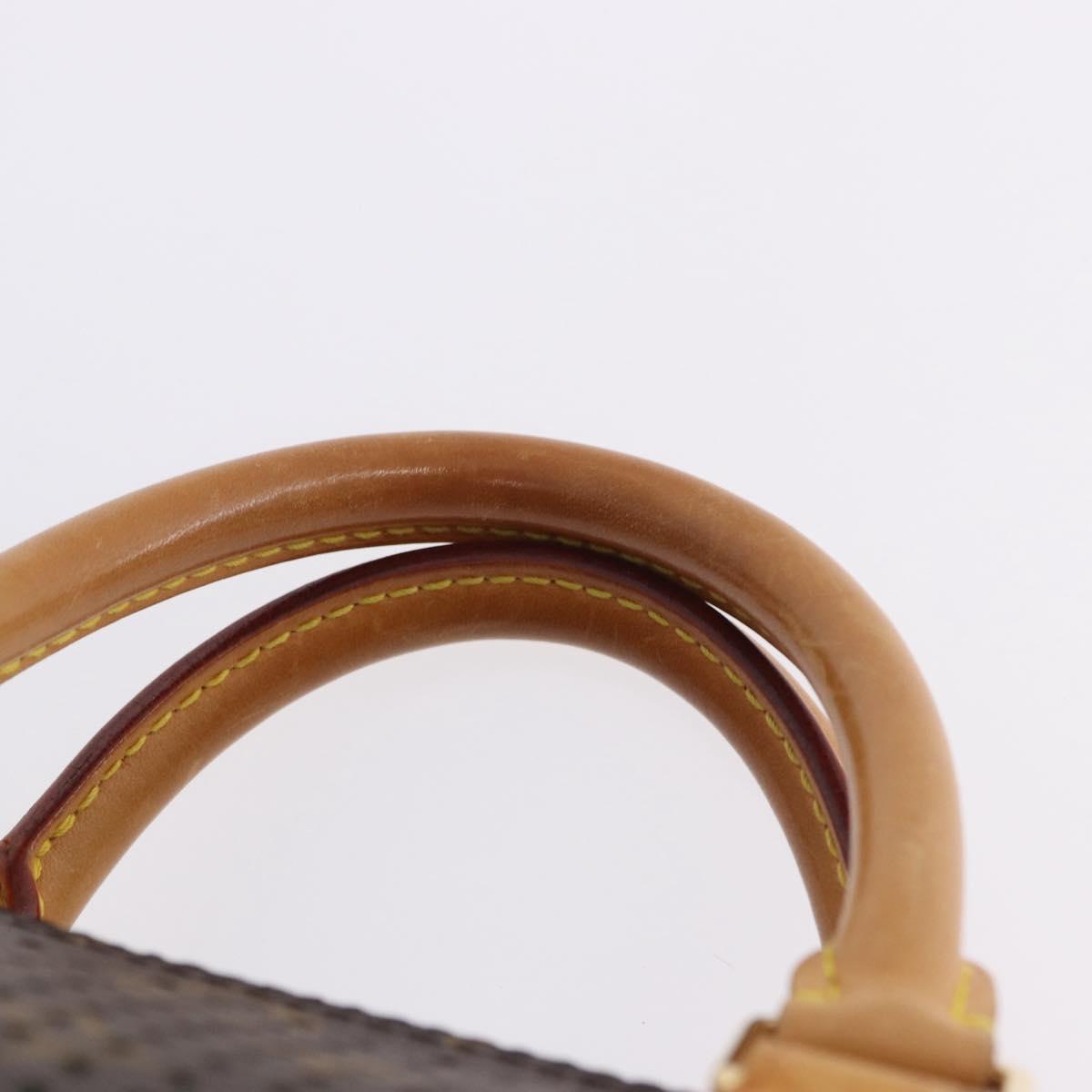 LOUIS VUITTON Monogram Perfo Speedy 30 Hand Bag Green M95181 LV Auth 195957V