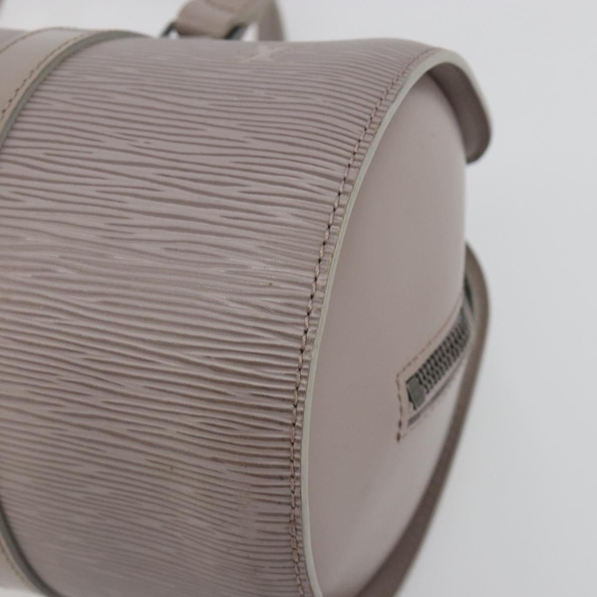 LOUIS VUITTON Epi Soufflot Hand Bag Lilac M5222B LV Auth 195964