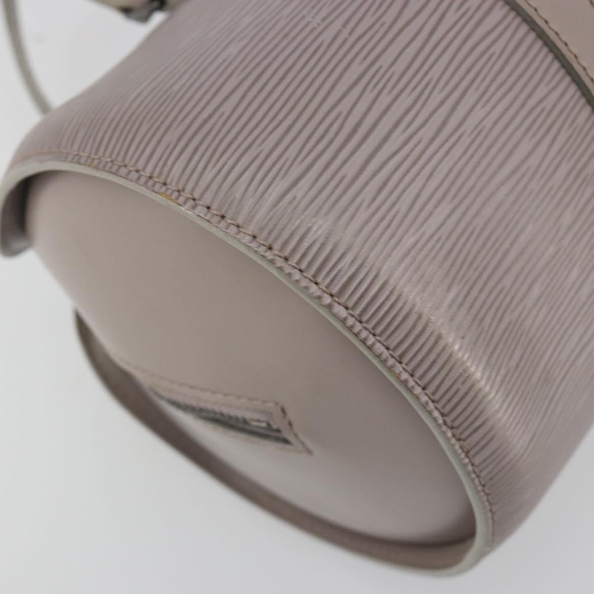 LOUIS VUITTON Epi Soufflot Hand Bag Lilac M5222B LV Auth 195964