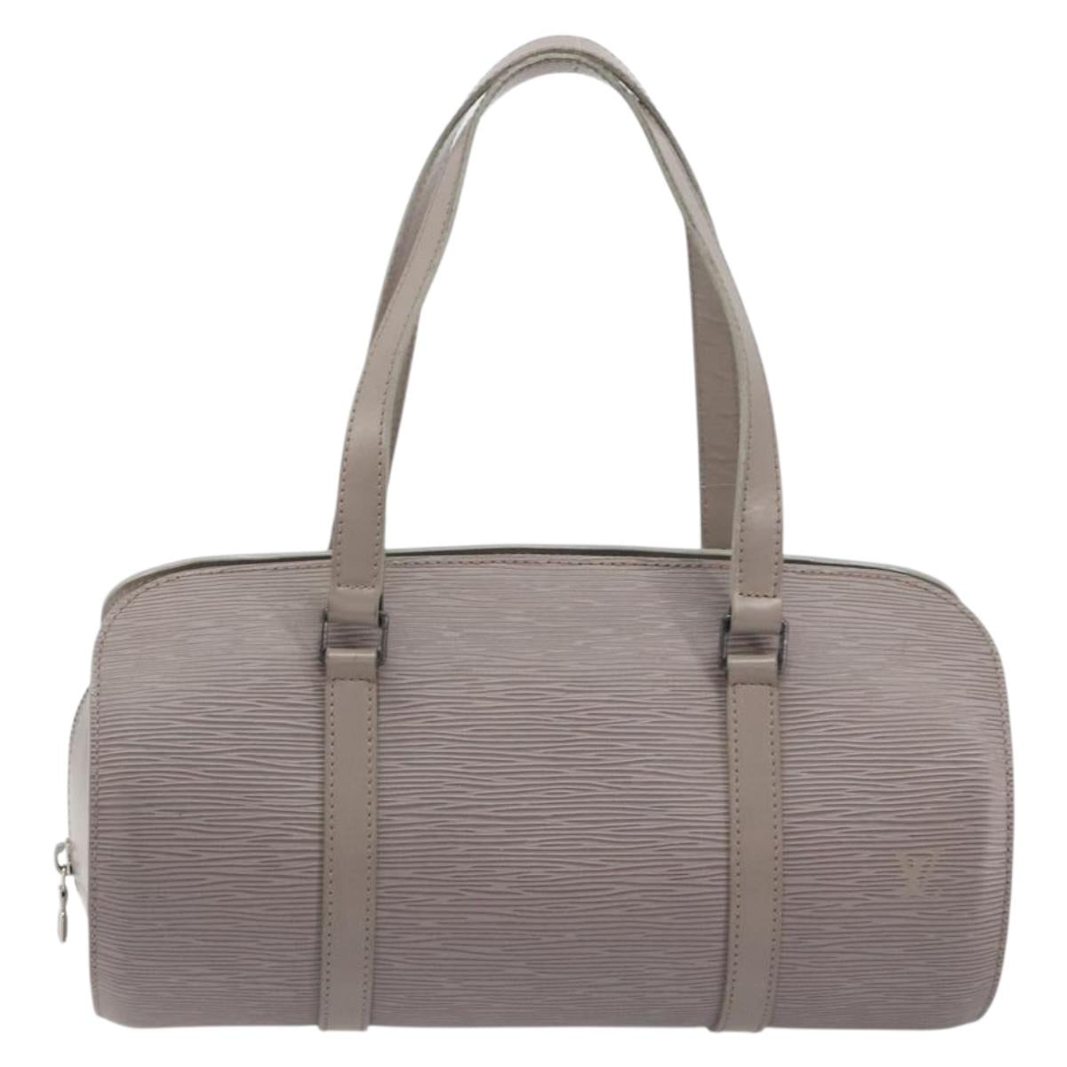 LOUIS VUITTON Epi Soufflot Hand Bag Lilac M5222B LV Auth 195964