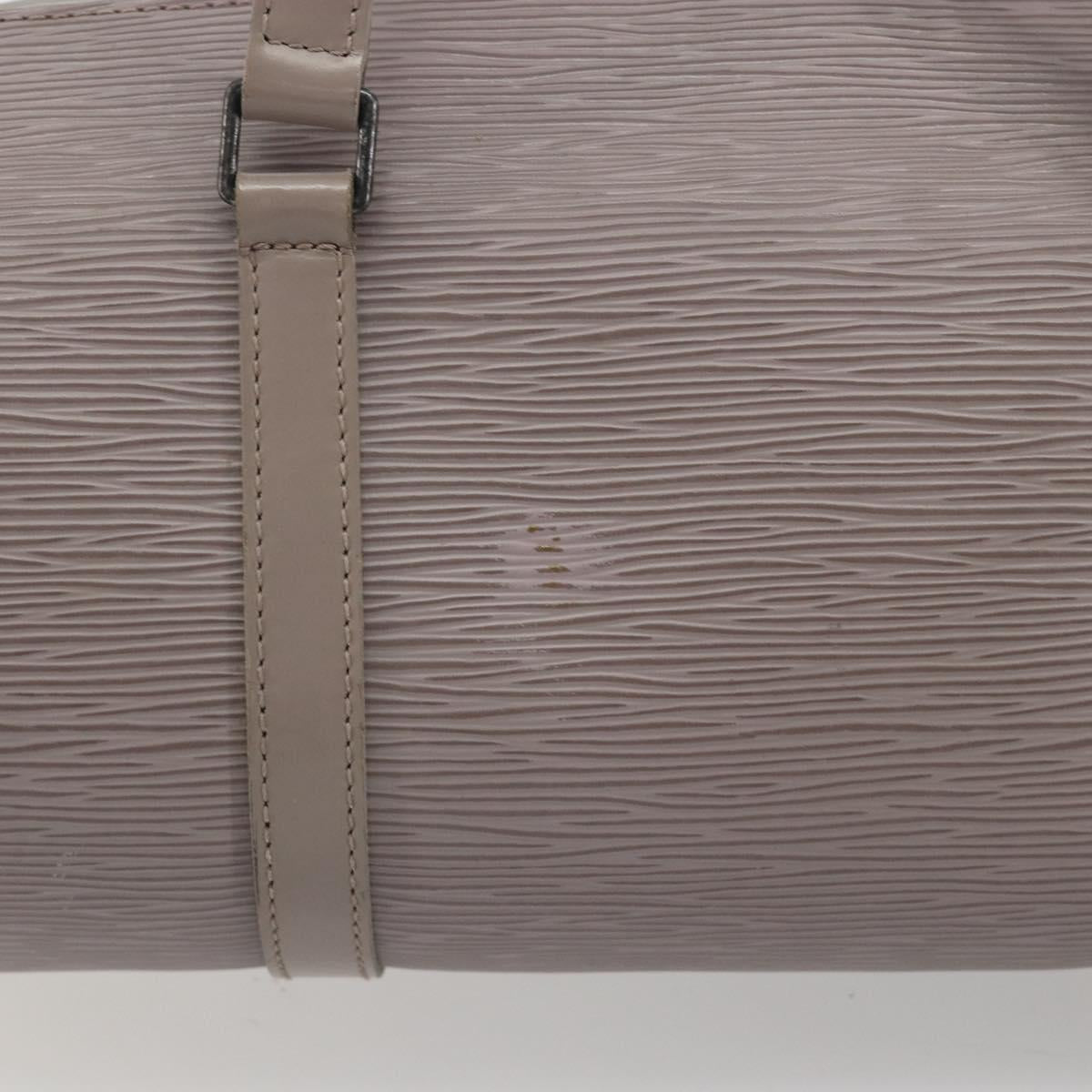 LOUIS VUITTON Epi Soufflot Hand Bag Lilac M5222B LV Auth 195964