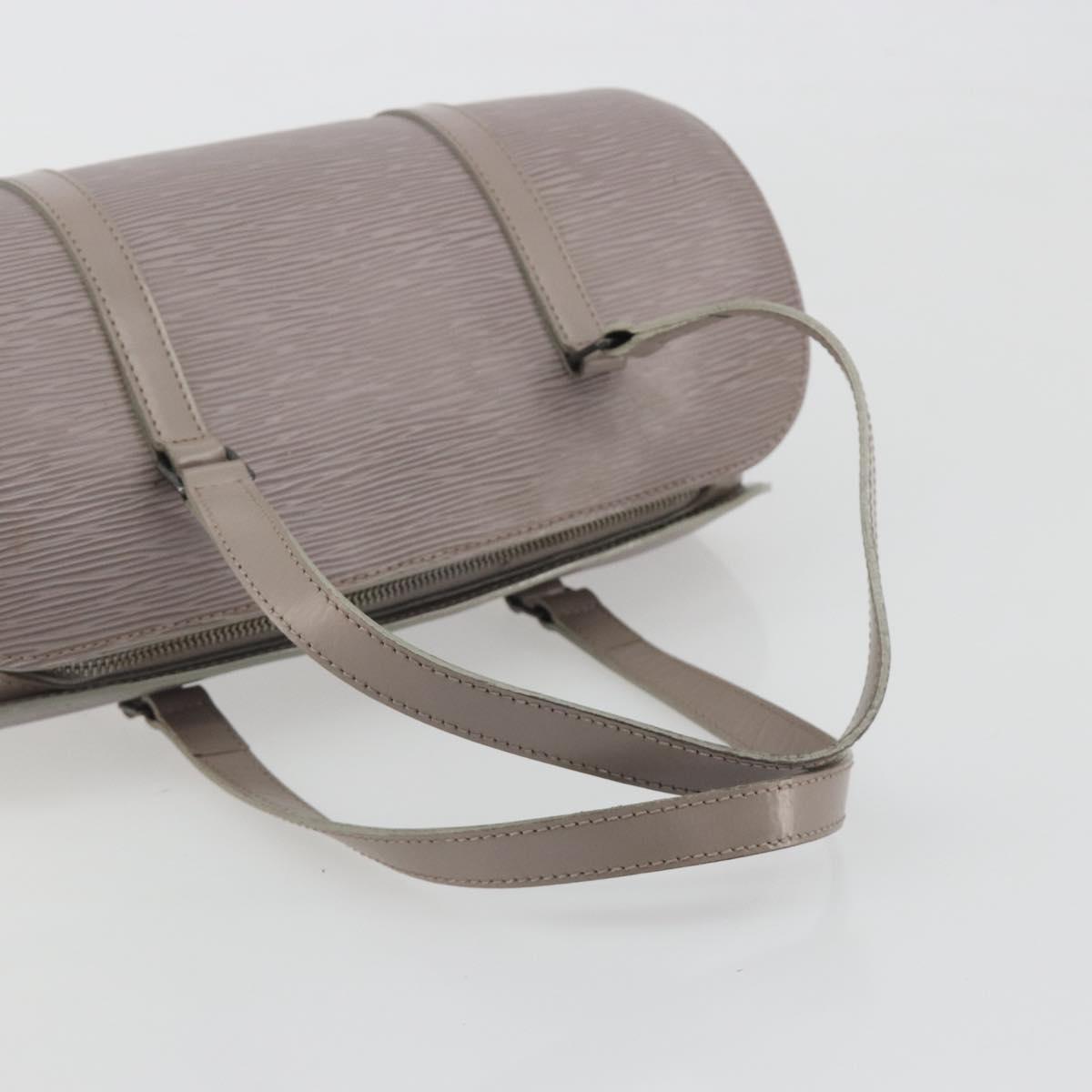 LOUIS VUITTON Epi Soufflot Hand Bag Lilac M5222B LV Auth 195964