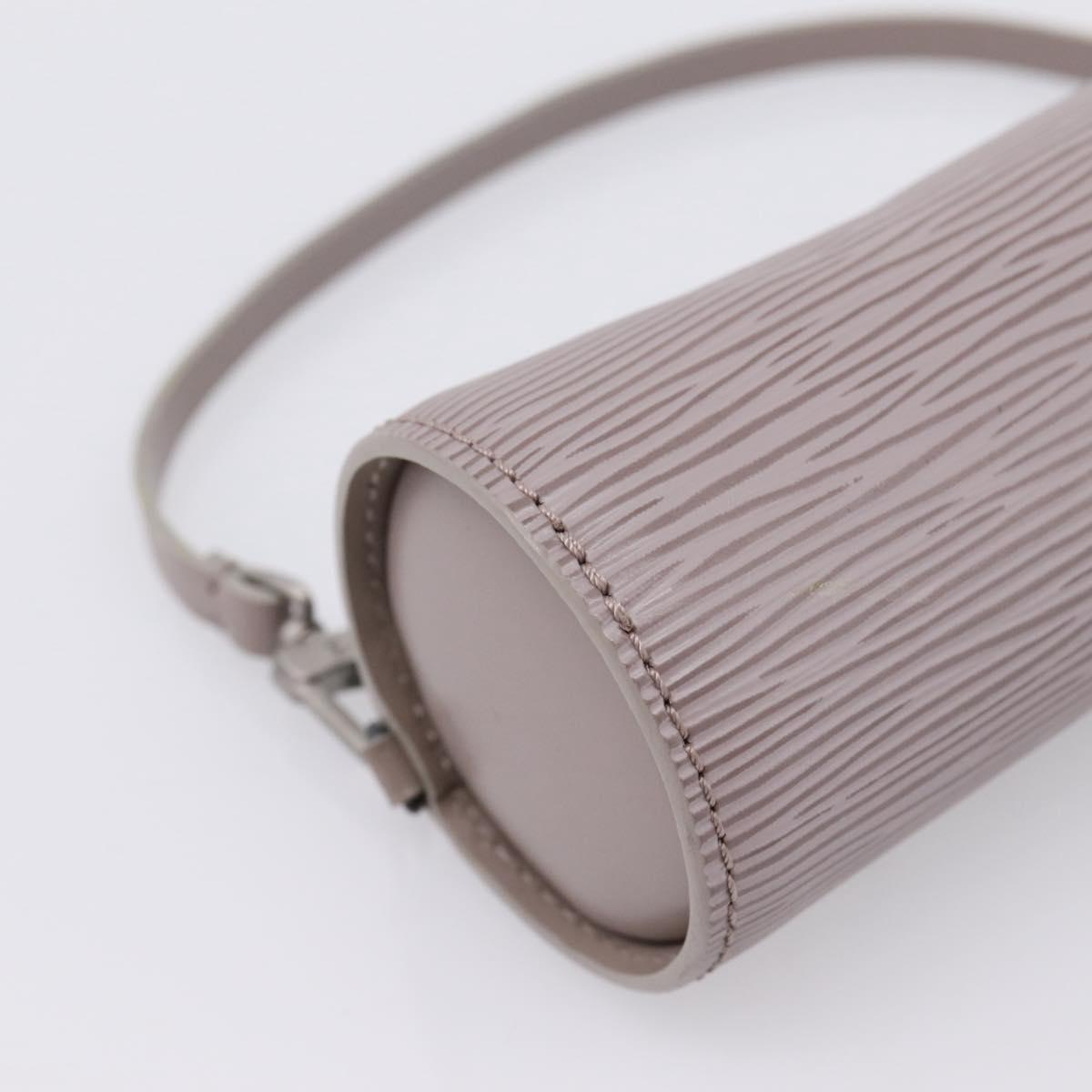 LOUIS VUITTON Epi Soufflot Pouch Lilac LV Auth 195965