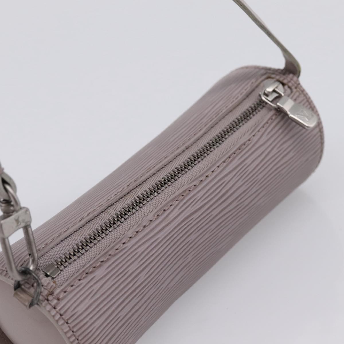 LOUIS VUITTON Epi Soufflot Pouch Lilac LV Auth 195965