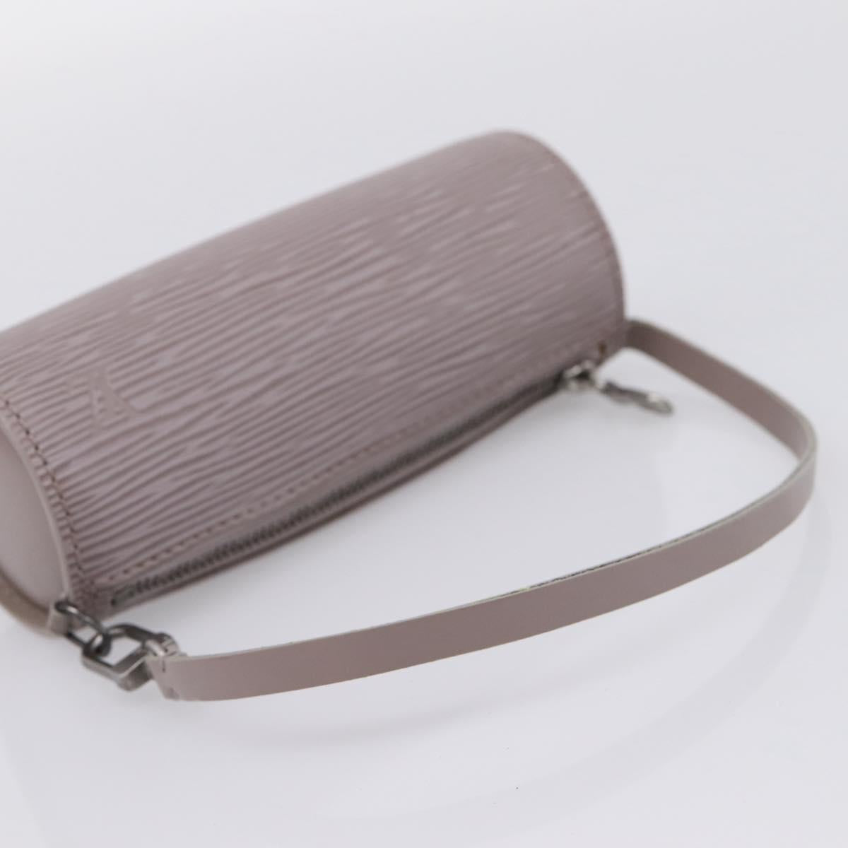 LOUIS VUITTON Epi Soufflot Pouch Lilac LV Auth 195965