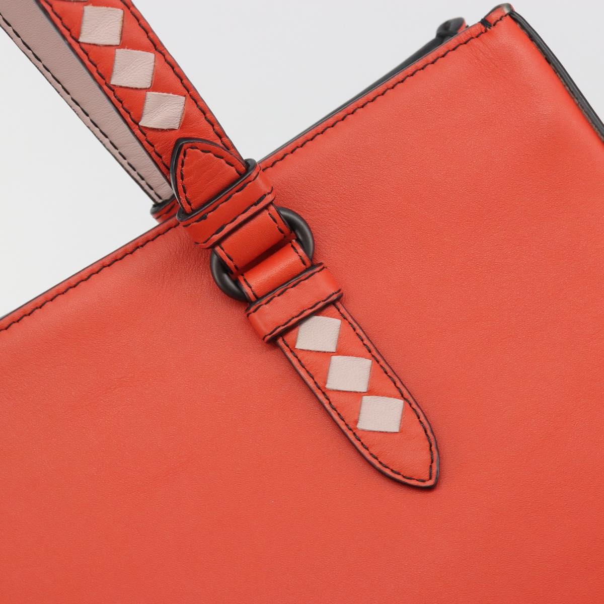 BOTTEGA VENETA INTRECCIATO Tote Bag Leather Red Auth 195966V