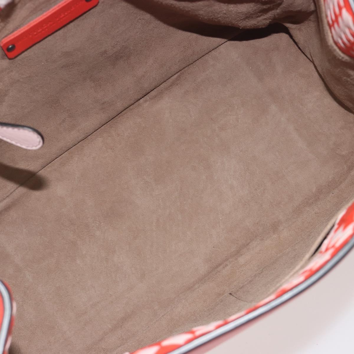 BOTTEGA VENETA INTRECCIATO Tote Bag Leather Red Auth 195966V