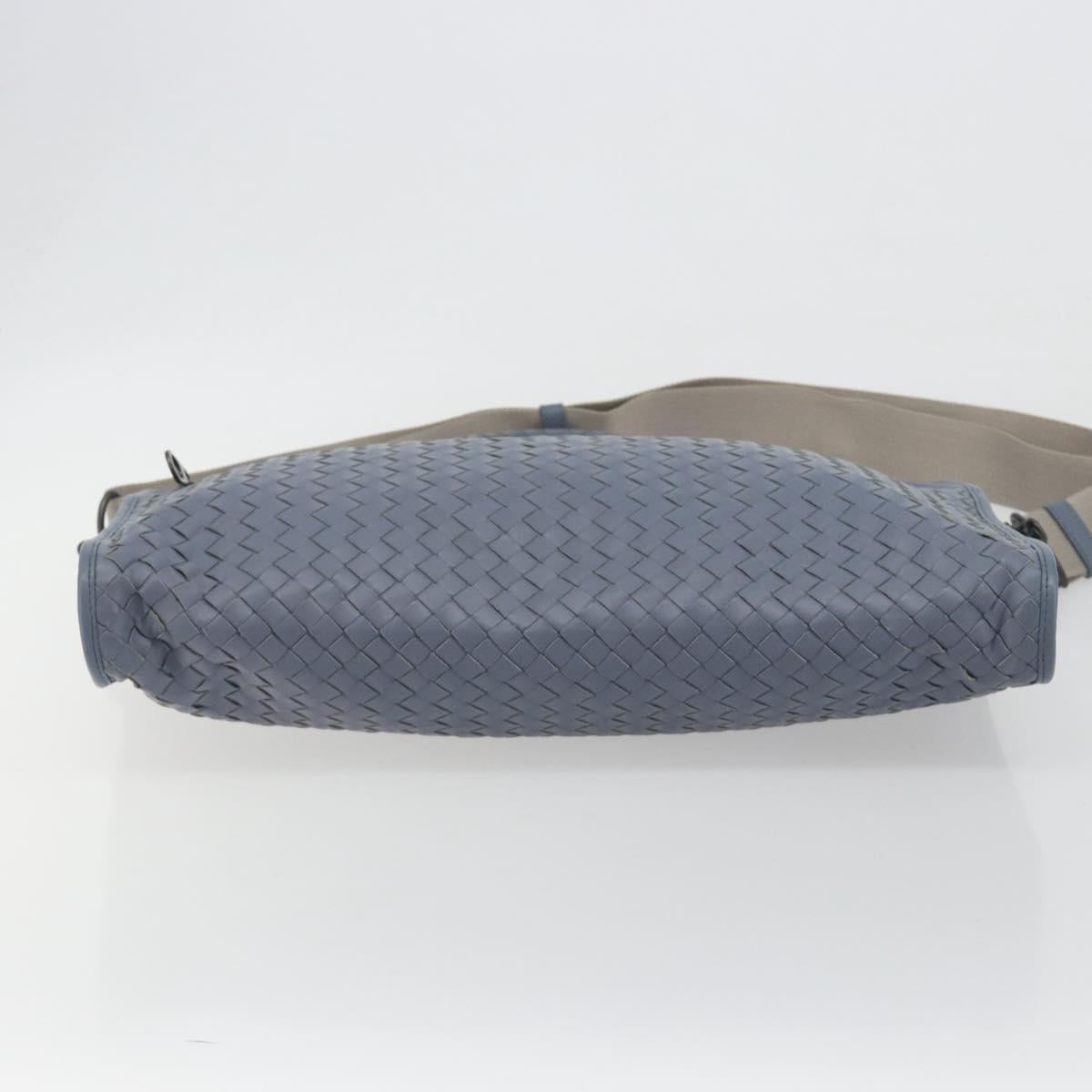BOTTEGA VENETA INTRECCIATO Briefcase Leather 2way Light Blue Auth 195968A