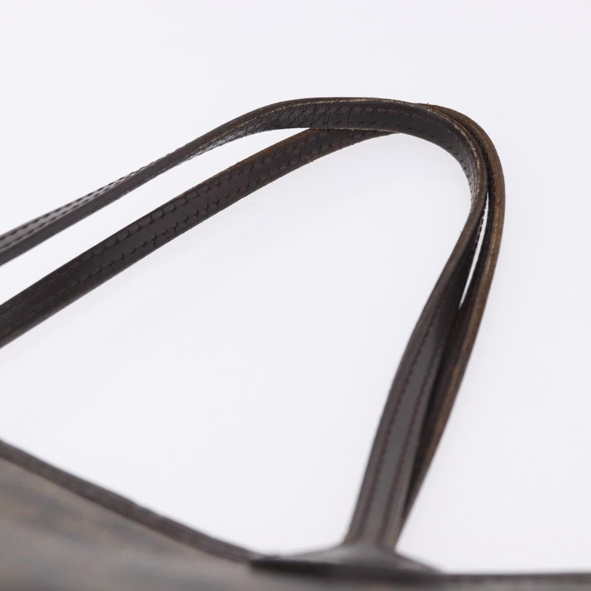 LOUIS VUITTON Damier Ebene Neverfull PM Tote Bag N51109 LV Auth 195969
