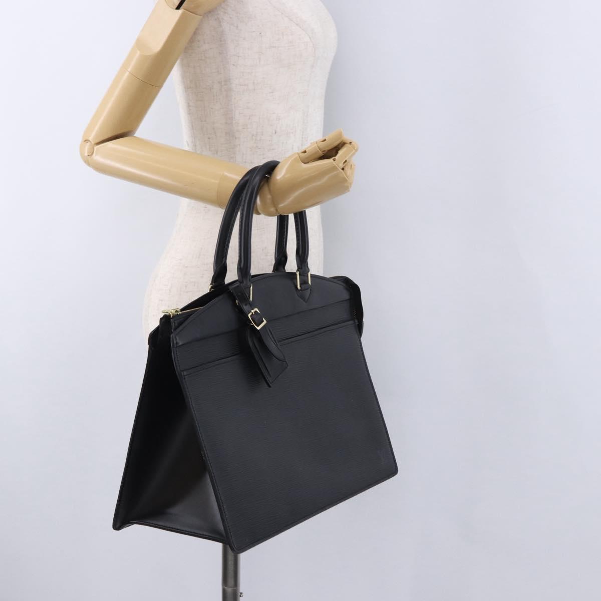LOUIS VUITTON Epi Riviera Hand Bag Black M48182 LV Auth 195972