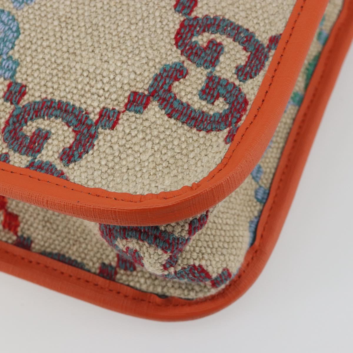 GUCCI Children's GG Canvas Hand Bag Beige 550763 Auth 195973M