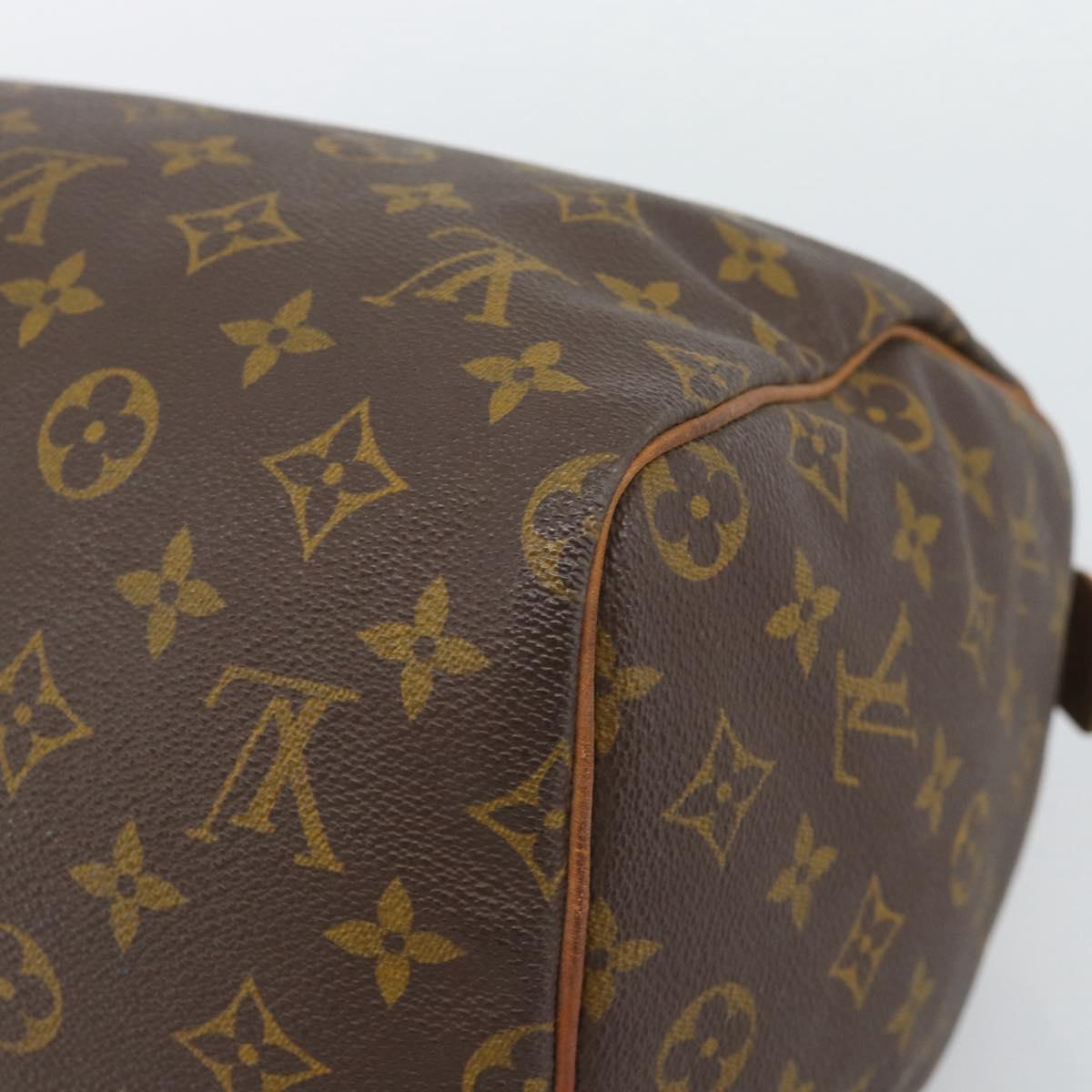 LOUIS VUITTON Monogram Speedy 30 Hand Bag M41526 LV Auth 195975