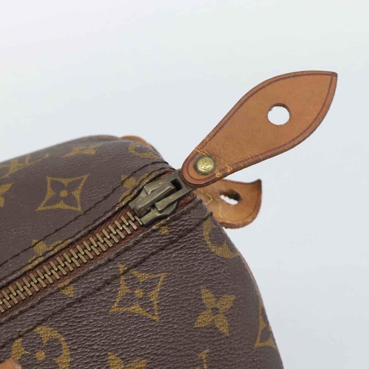 LOUIS VUITTON Monogram Speedy 30 Hand Bag M41526 LV Auth 195975