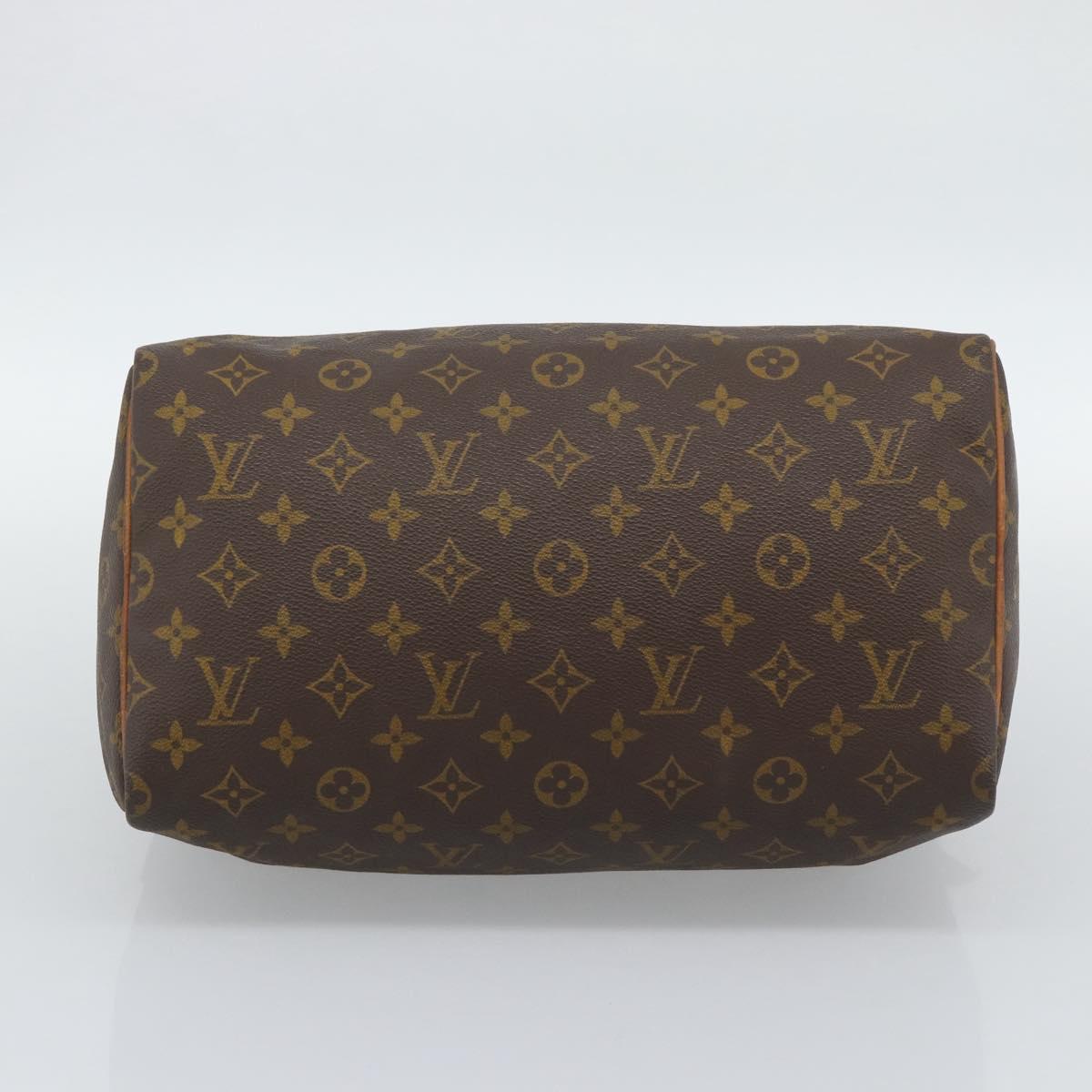 LOUIS VUITTON Monogram Speedy 30 Hand Bag M41526 LV Auth 195975
