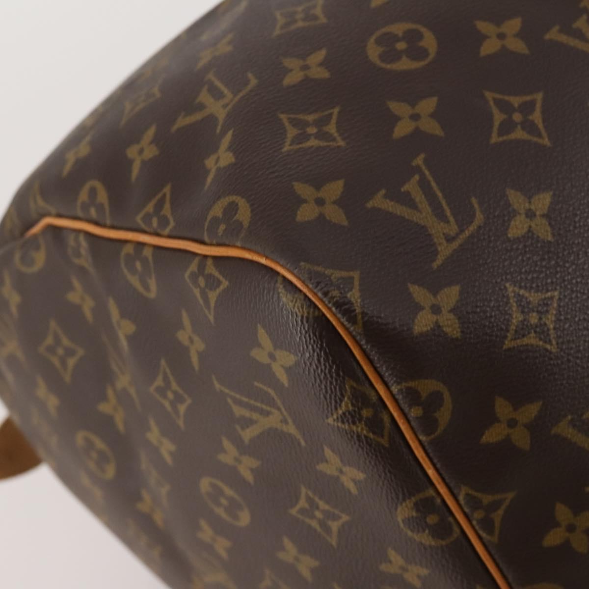 LOUIS VUITTON Monogram Keepall 55 Boston Bag M41424 LV Auth 195976A