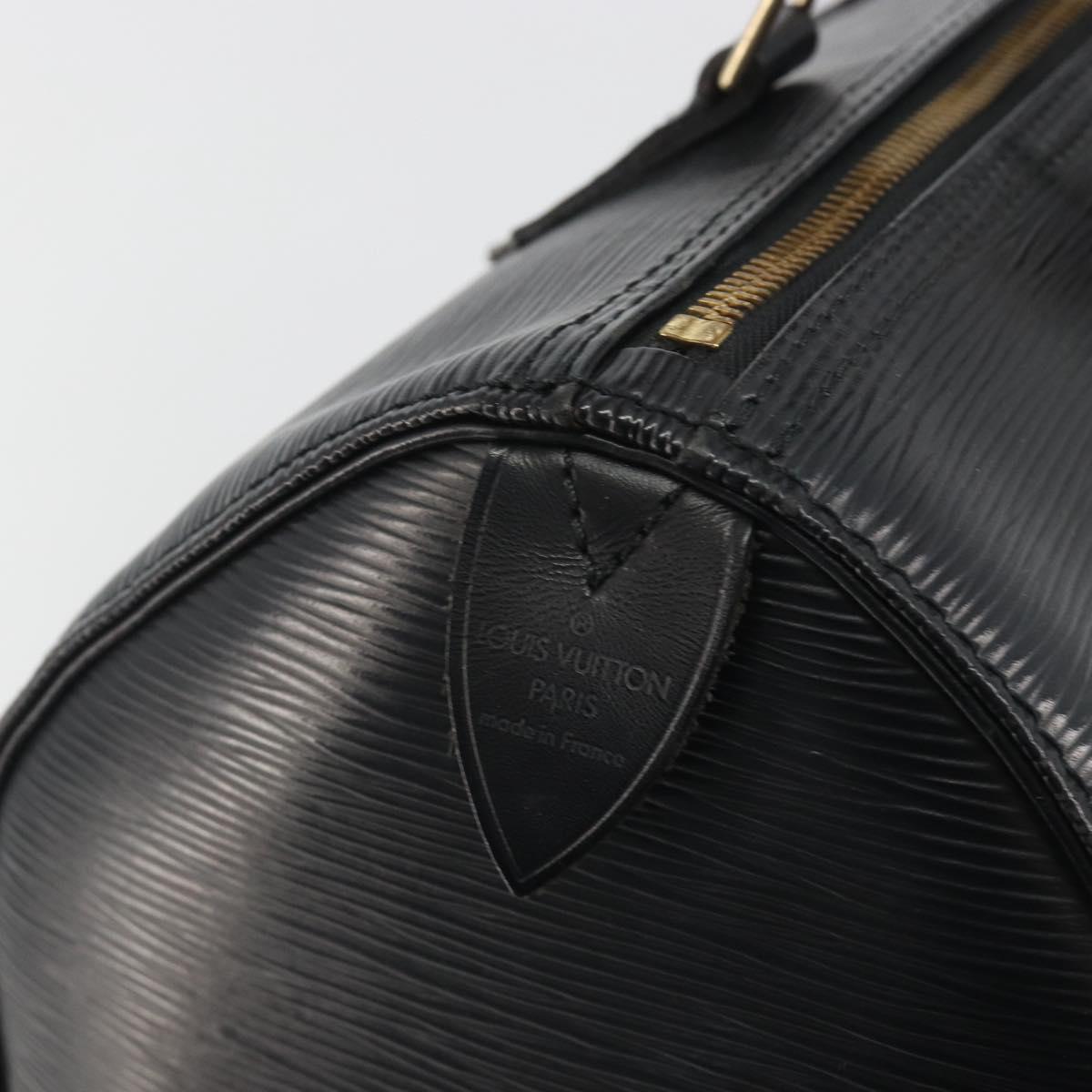 LOUIS VUITTON Epi Speedy 30 Hand Bag Noir Black M43002 LV Auth 195990A