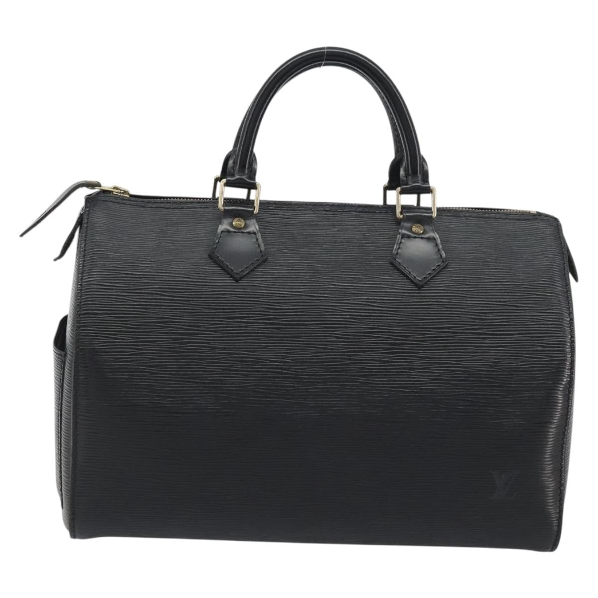 LOUIS VUITTON Epi Speedy 30 Hand Bag Noir Black M43002 LV Auth 195990A