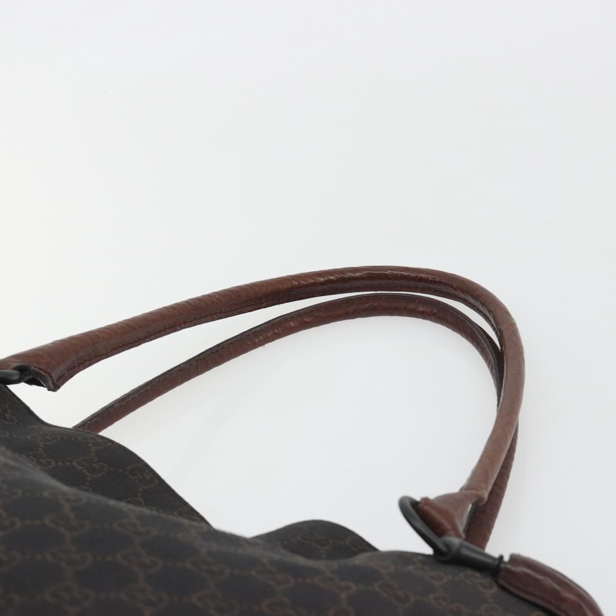 GUCCI GG Canvas Tote Bag Black 101346 Auth 195992