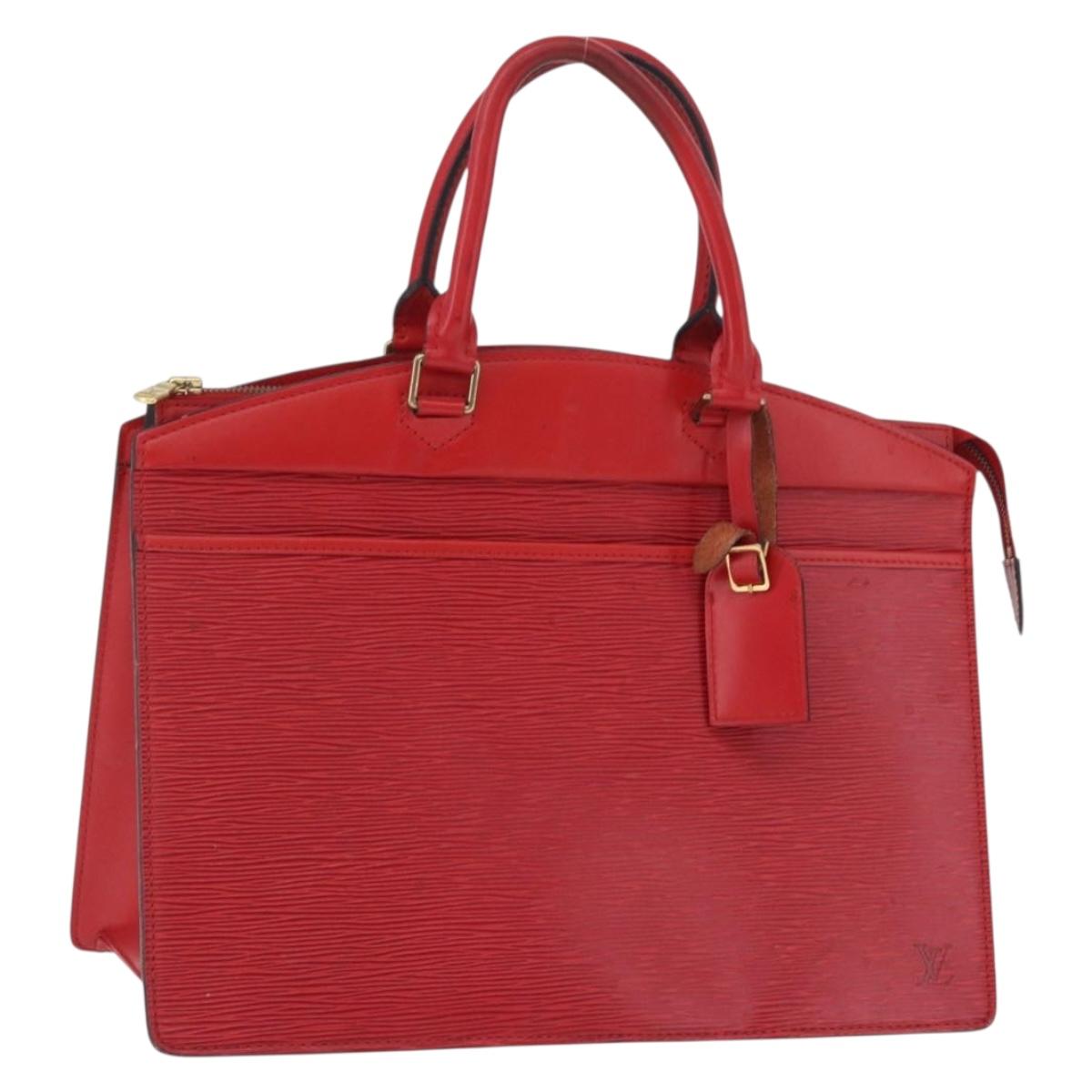 LOUIS VUITTON Epi Riviera Hand Bag Red M48187 LV Auth 195993