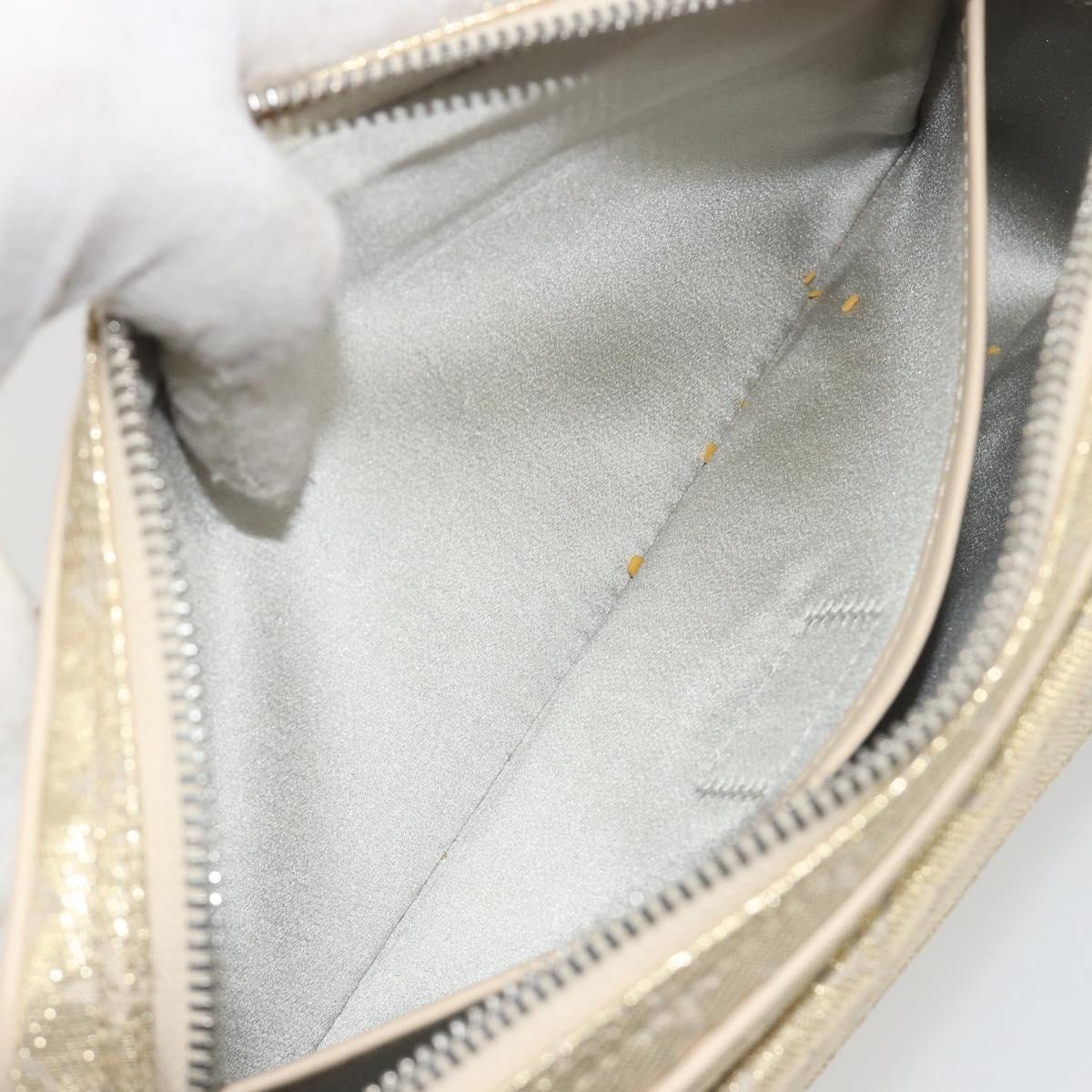 LOUIS VUITTON Monogram Shine McKenna Shoulder Bag Gold M92363 LV Auth 195998V