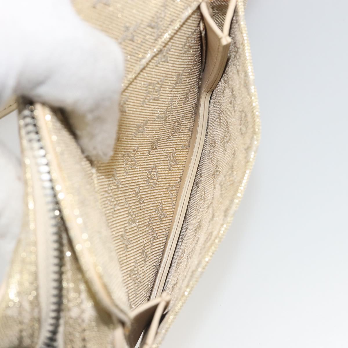 LOUIS VUITTON Monogram Shine McKenna Shoulder Bag Gold M92363 LV Auth 195998V