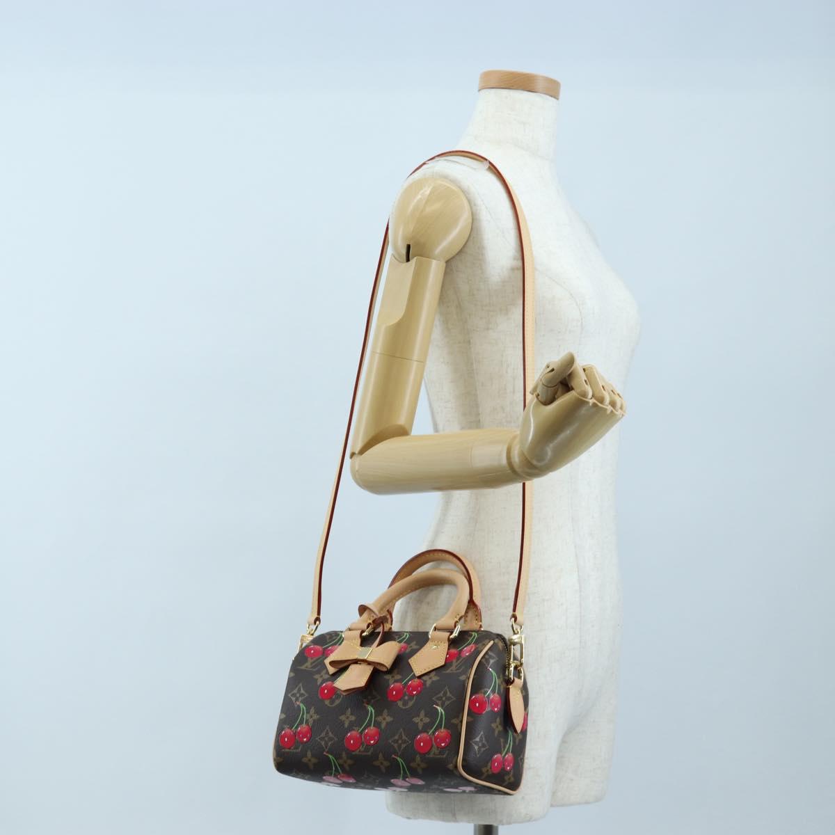 LOUIS VUITTON Cherry LV × TM Speedy Bandouliere 20 Bag M13094 LV Auth 196003SAM