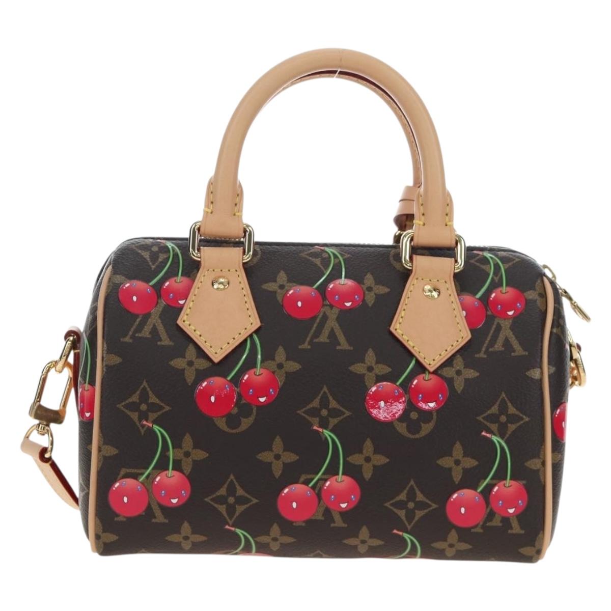 LOUIS VUITTON Cherry LV × TM Speedy Bandouliere 20 Bag M13094 LV Auth 196003SAM