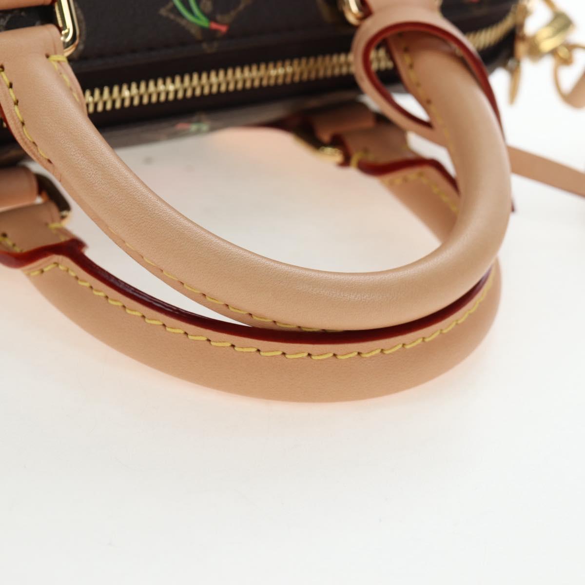 LOUIS VUITTON Cherry LV × TM Speedy Bandouliere 20 Bag M13094 LV Auth 196003SAM