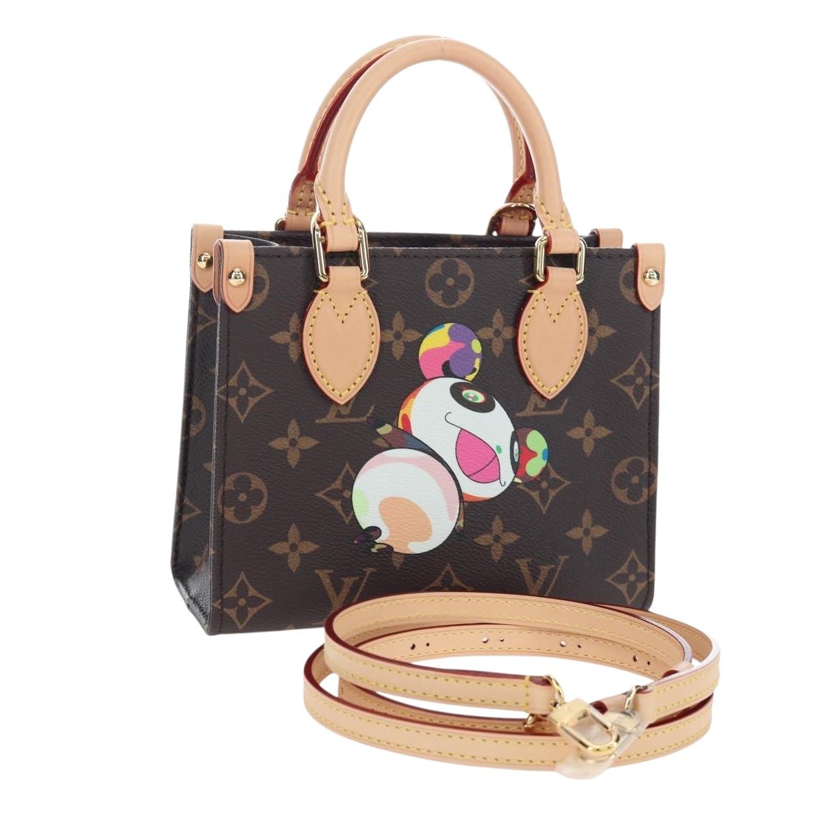 LOUIS VUITTON Monogram Panda On the Go Trunk BB Hand Bag M13668 Auth 196007SM