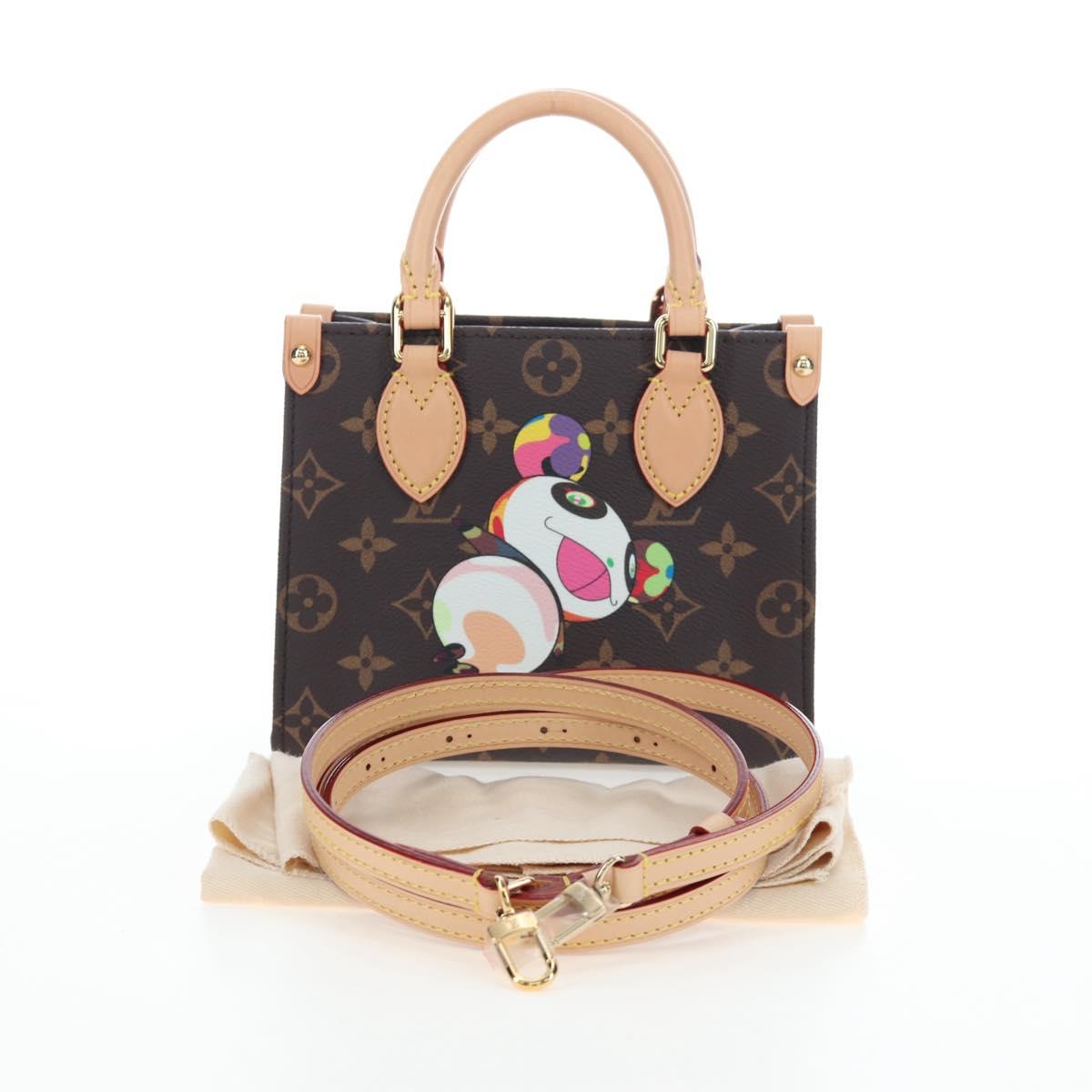 LOUIS VUITTON Monogram Panda On the Go Trunk BB Hand Bag M13668 Auth 196007SM