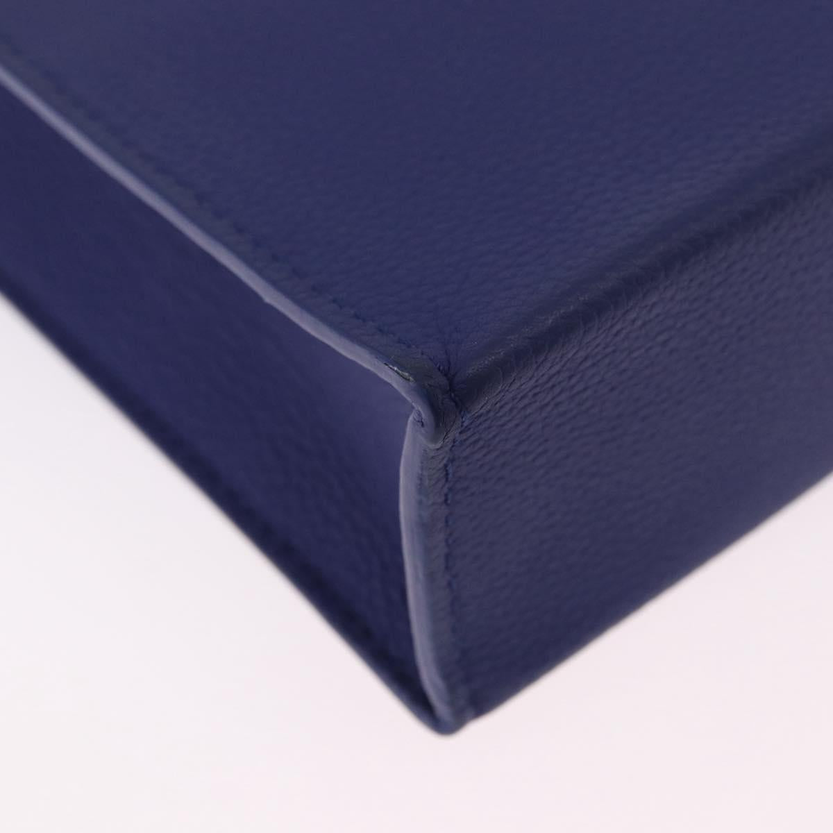 LOUIS VUITTON Sac XS Hand Bag Leather Blue M80841 LV Auth 196032M