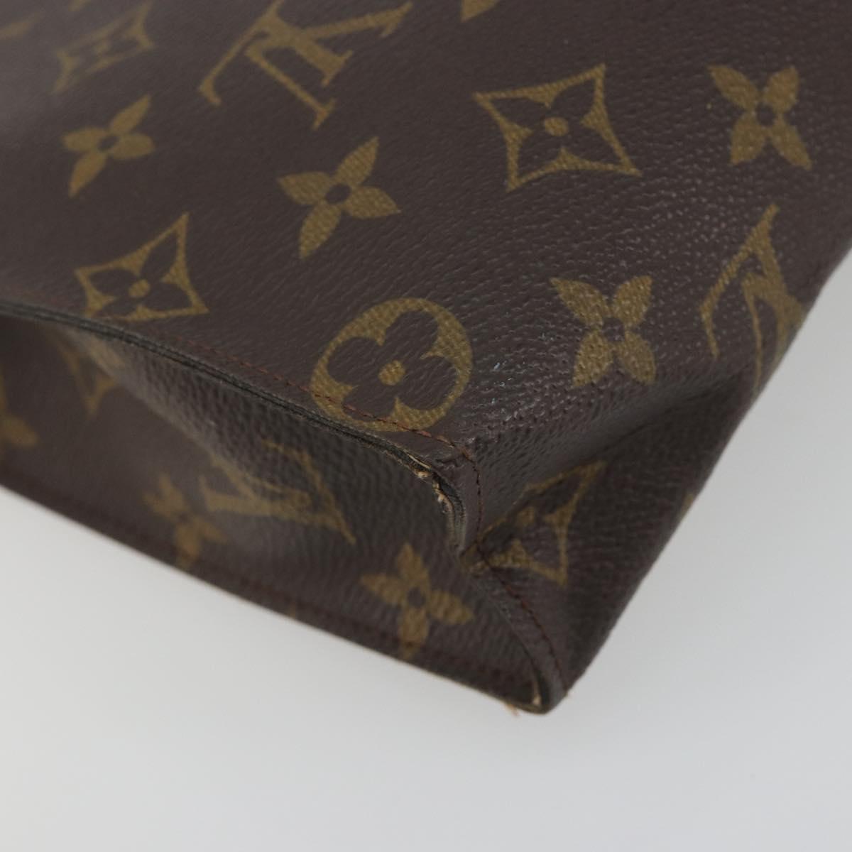LOUIS VUITTON Monogram Poche Toilette 26 Pouch M47542 LV Auth 196033