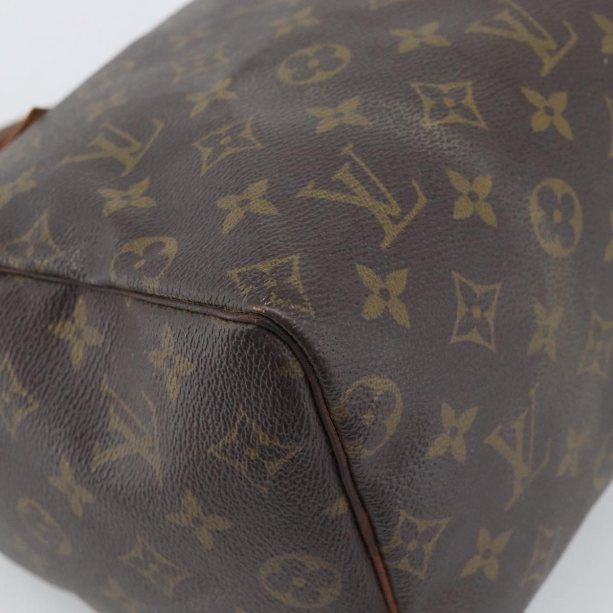 LOUIS VUITTON Monogram Speedy 25 Hand Bag M41528 LV Auth 196034