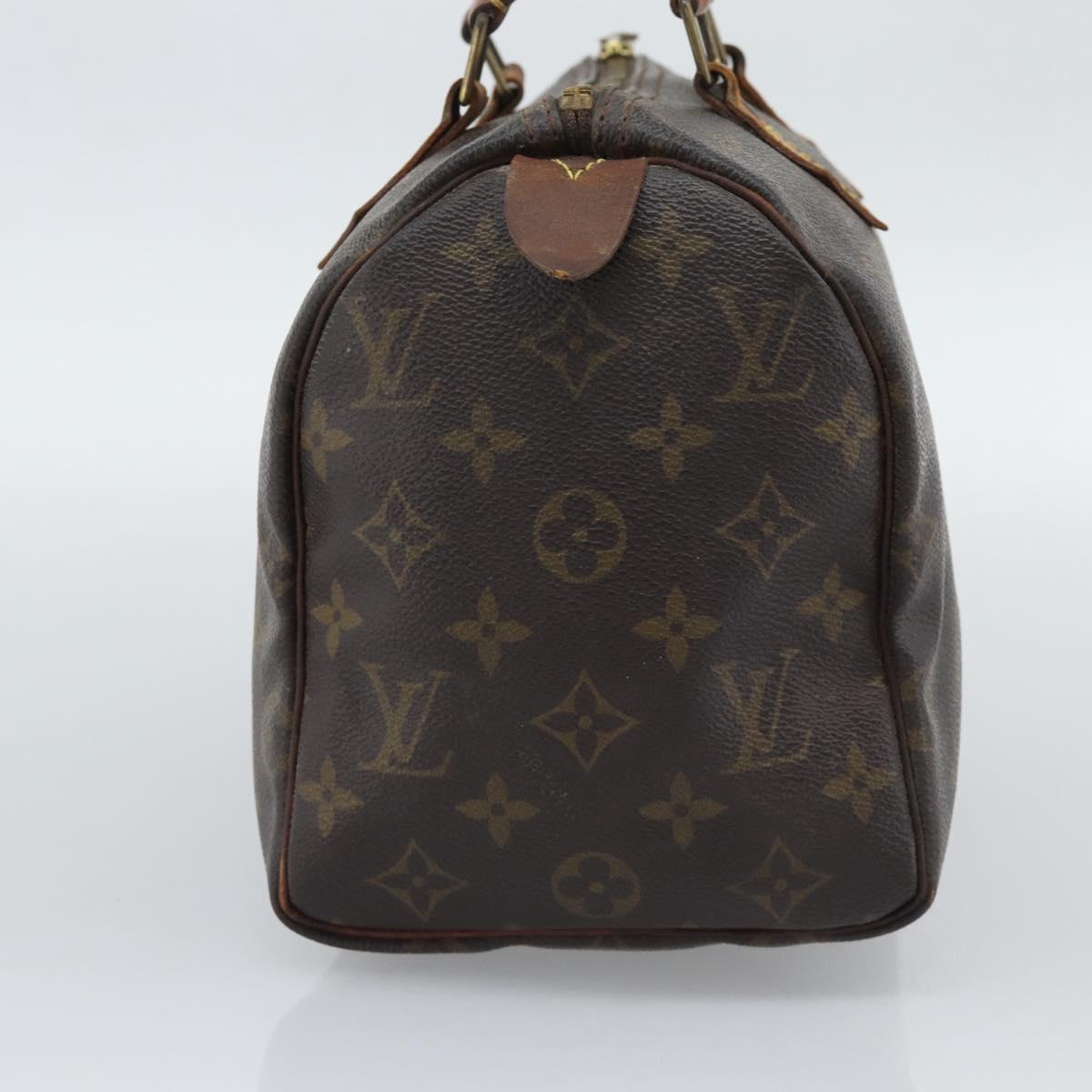 LOUIS VUITTON Monogram Speedy 25 Hand Bag M41528 LV Auth 196034