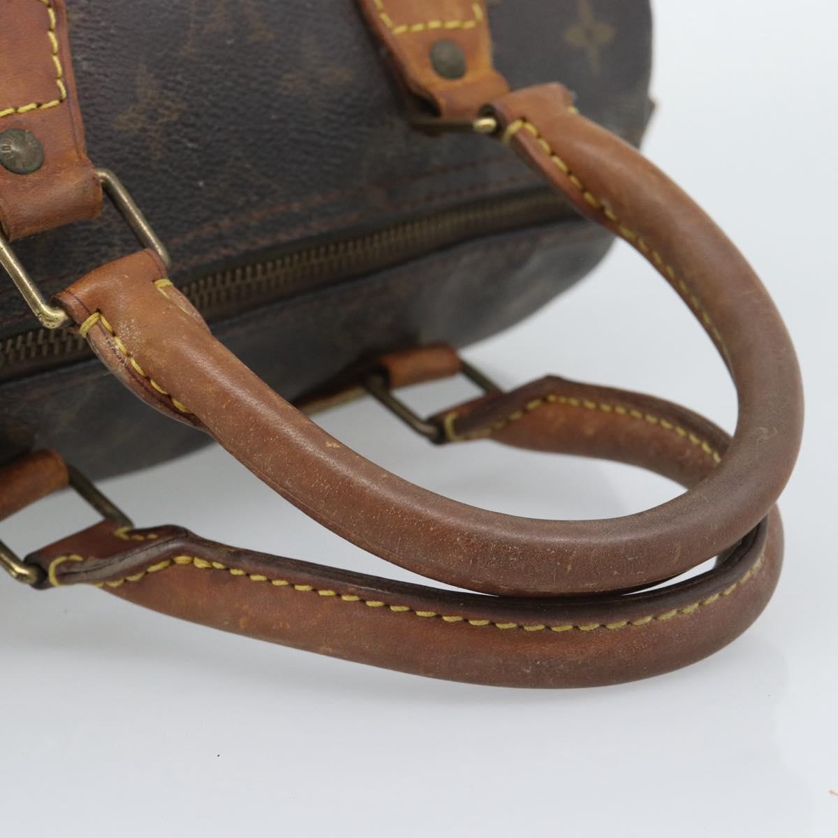LOUIS VUITTON Monogram Speedy 25 Hand Bag M41528 LV Auth 196034