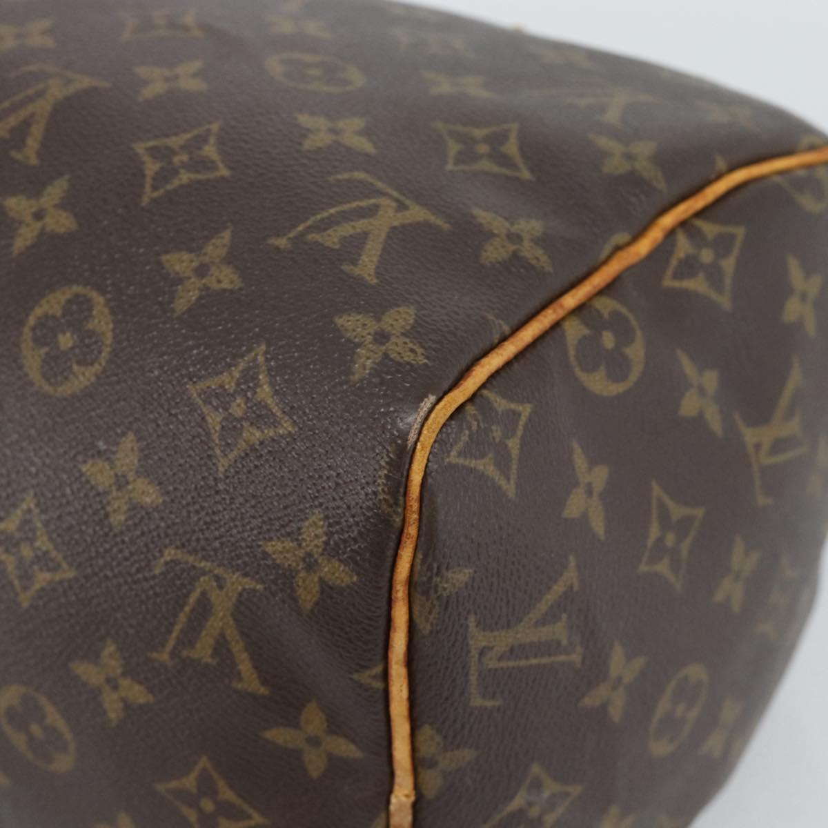 LOUIS VUITTON Monogram Speedy 30 Hand Bag M41526 LV Auth 196038