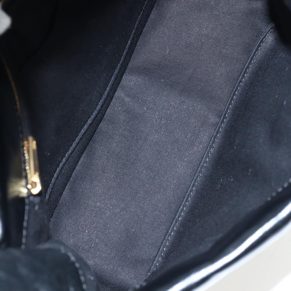 BALENCIAGA Monaco Sling Bag Leather Black Gold 787896 Auth 196040M