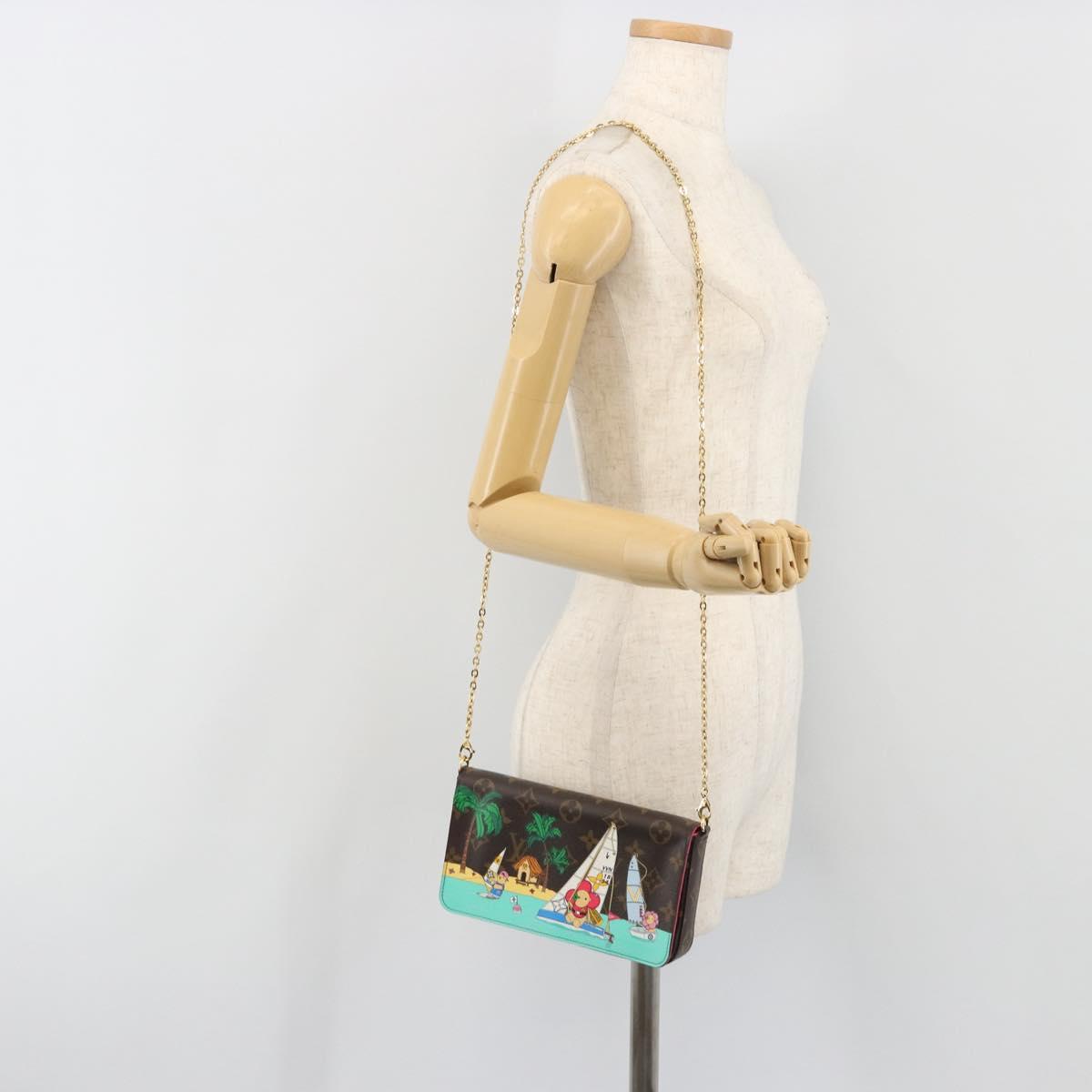 LOUIS VUITTON Monogram Vivienne Pochette Felice Bag M82627 LV Auth 196042M