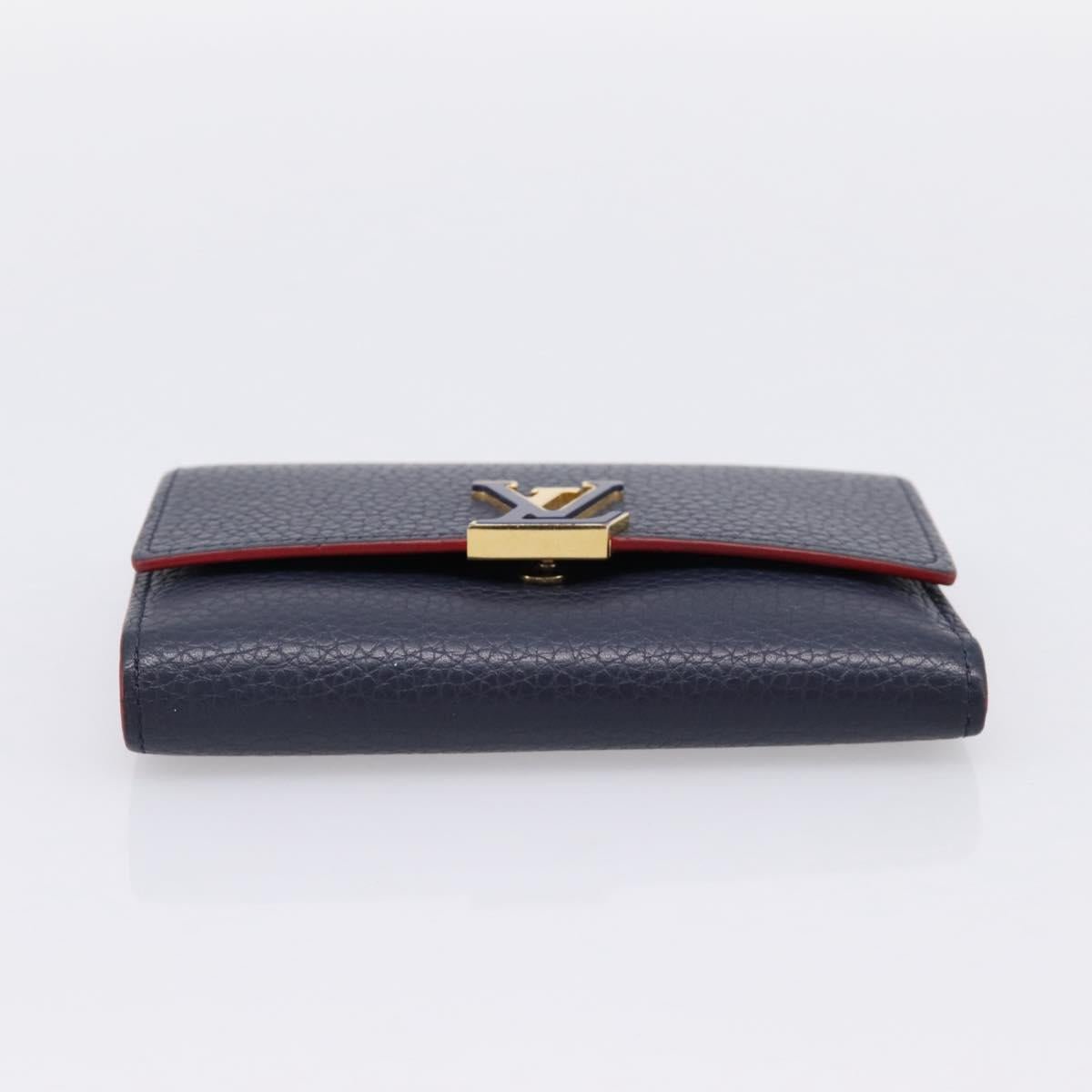 LOUIS VUITTON Portefeuille Capcine Compact Taurillon Clemence M63741 Auth 196045